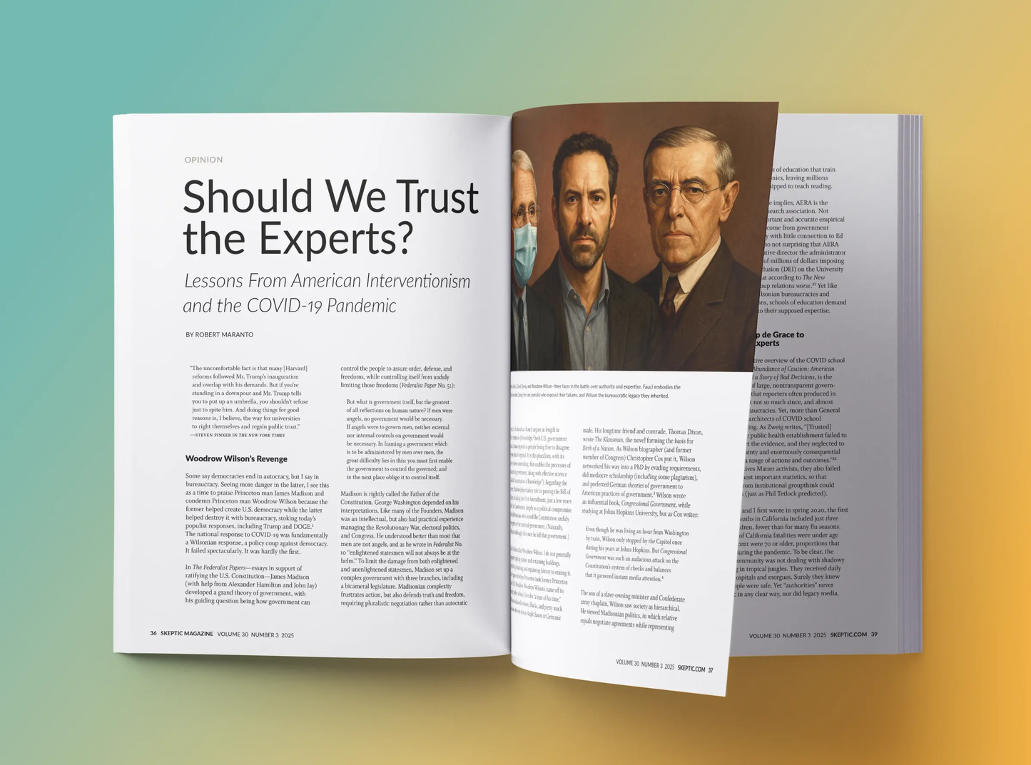 Distrust in Science and Expertise (Skeptic Magazine Vol. 30 No. 3)