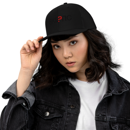 Black-on-Black Trucker Cap (Embroidered)